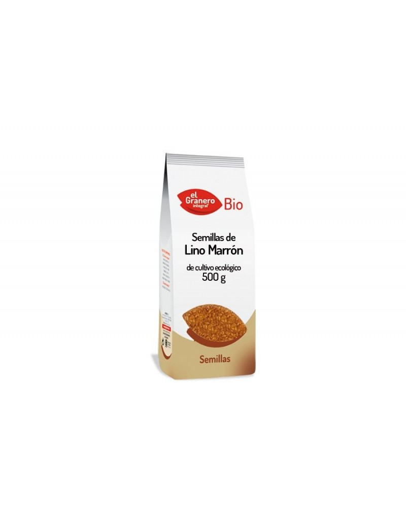 Semillas de Lino Marrón Bio, 500g