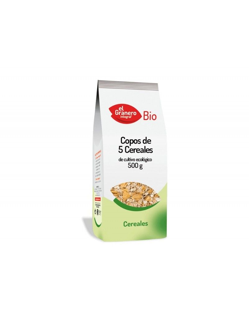 Copos de 5 Cereales Bio, 500g