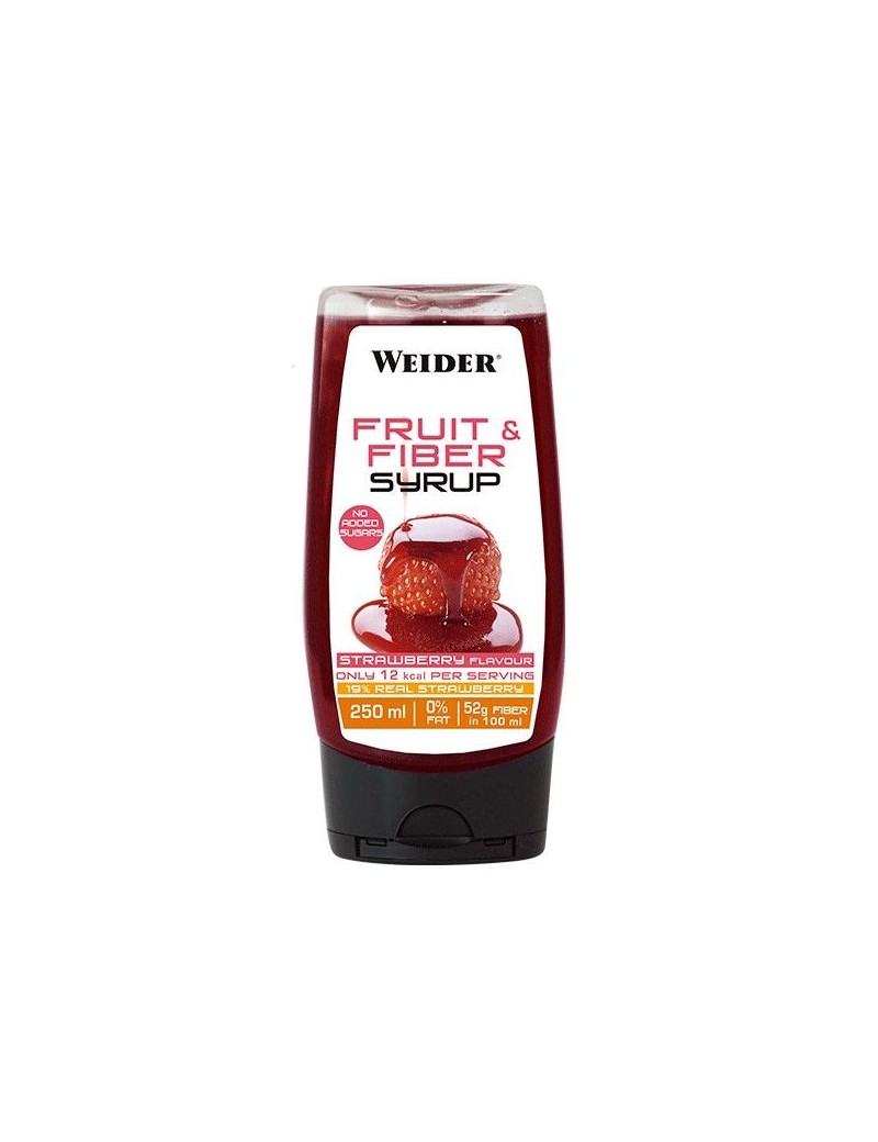 fruit&fiber sirope fresa 250ml 