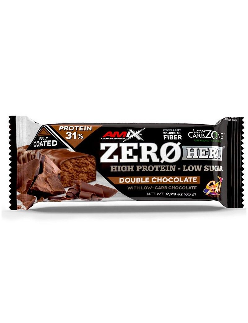 Zero Hero Protein bar 65g Doble chocolate