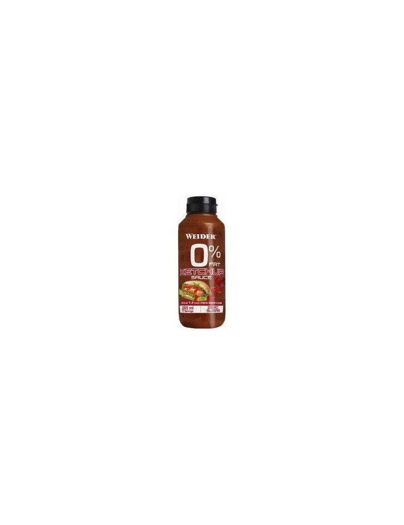 Salsa ketchup 0% grasa 265ml Weider 
