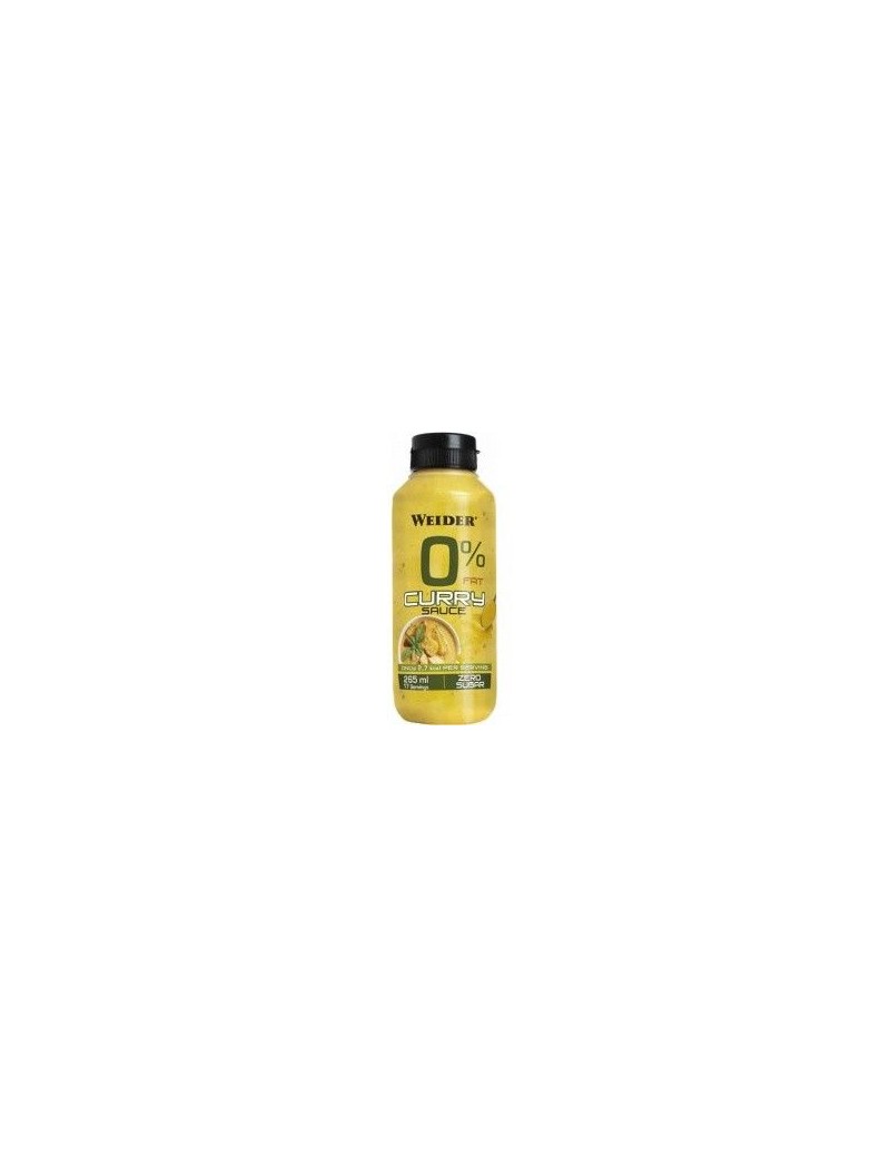 Salsa curry 0% grasa 265ml Weider 