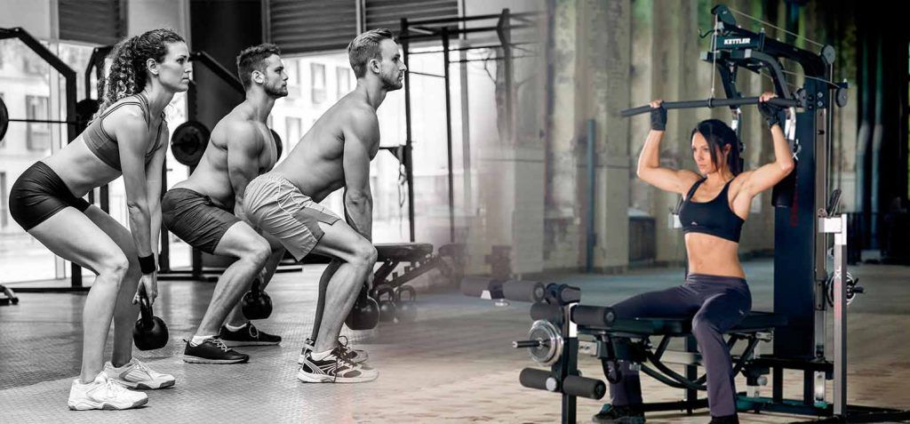 Entrenar con pesos libres vs. entrenar con máquinas