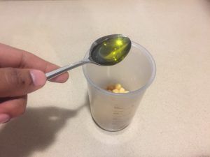 Receta Hummus aceite