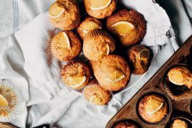 muffins de espelta y algarroba